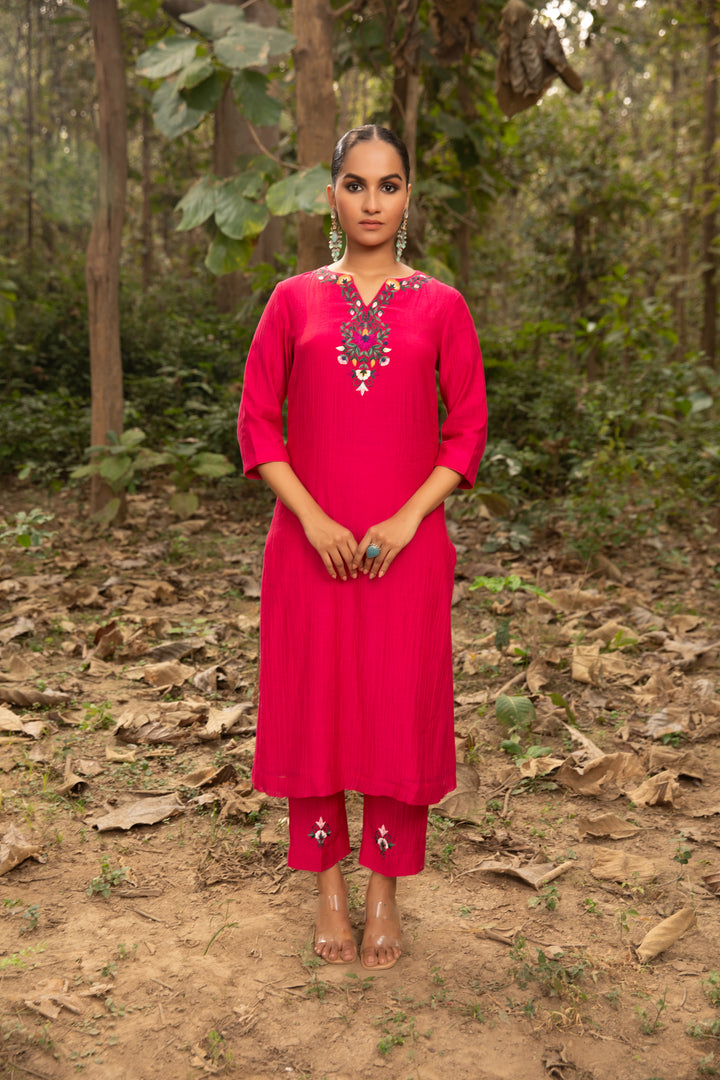 rani kurta set