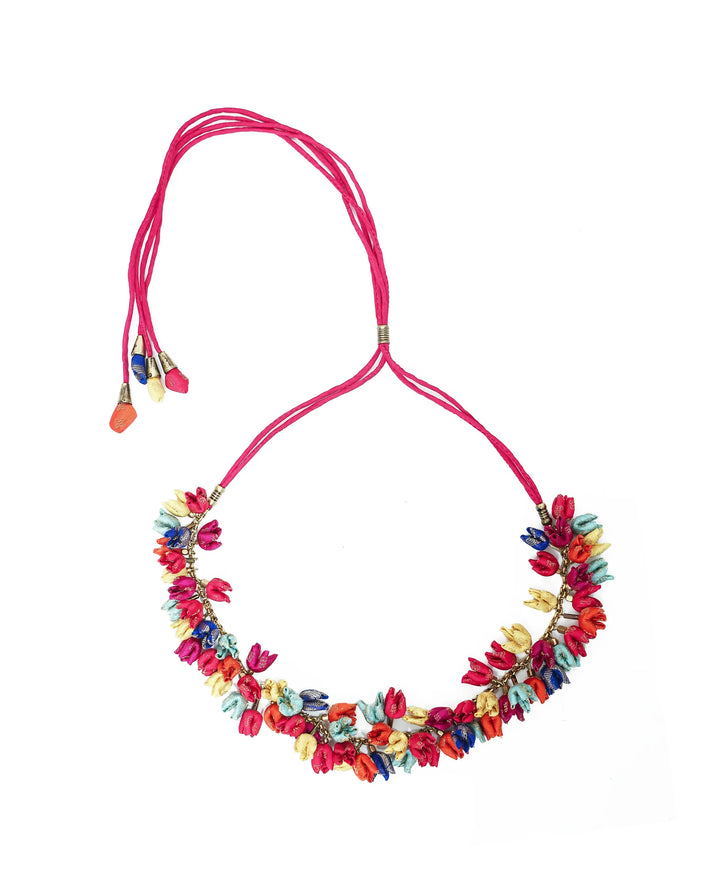 Multi Brocade Mogra Chain Mala