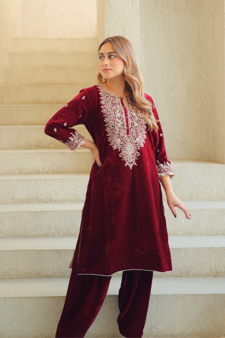 naima-short kurta with salwar