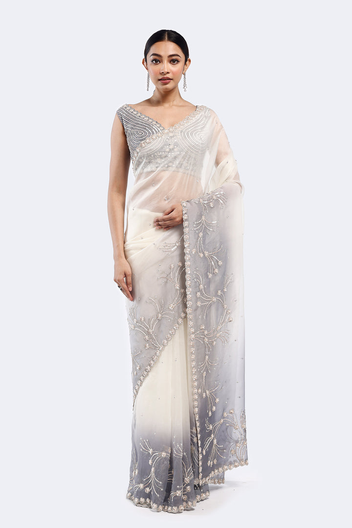 Lily Embellished Organza Saree