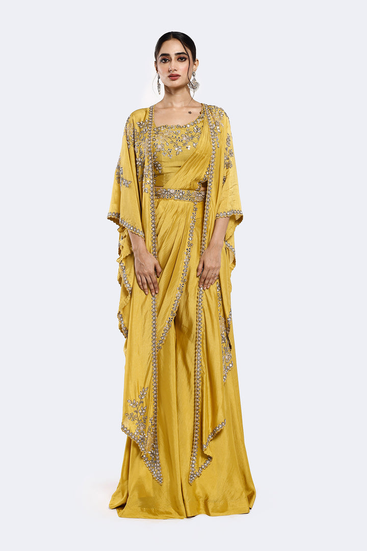 Kaftaan Silk Drape Sraee