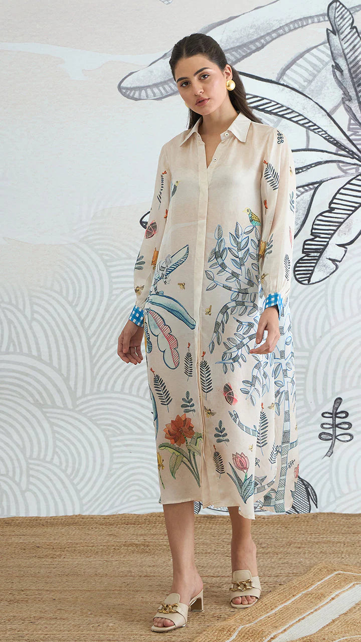 Jungle Shirt Dress