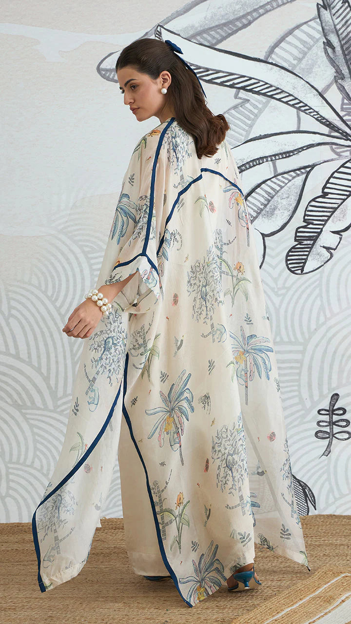 Jungle Long Cape With Waistcoat Top and Pants