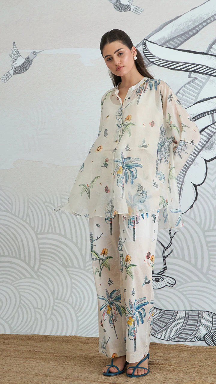 Jungle Namah Tunic With Pants