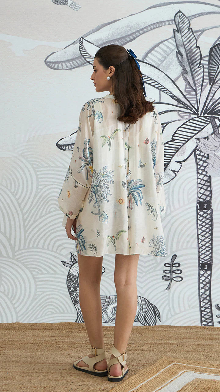 Jungle Namah Tunic With Shorts