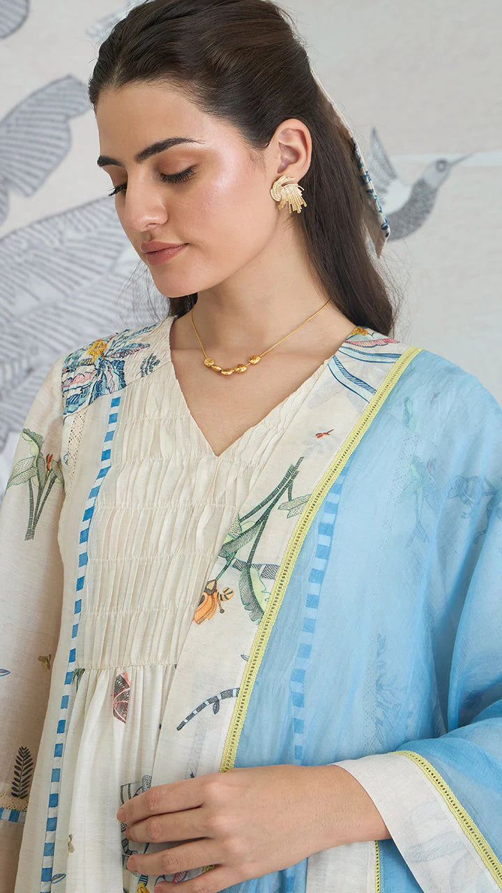 Jungle Anarkali Set