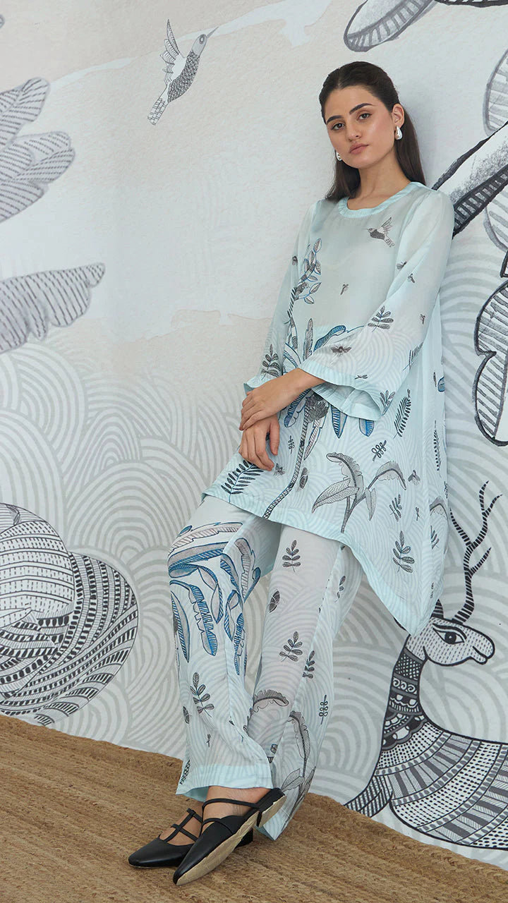 Powder Blue Co-ord Set