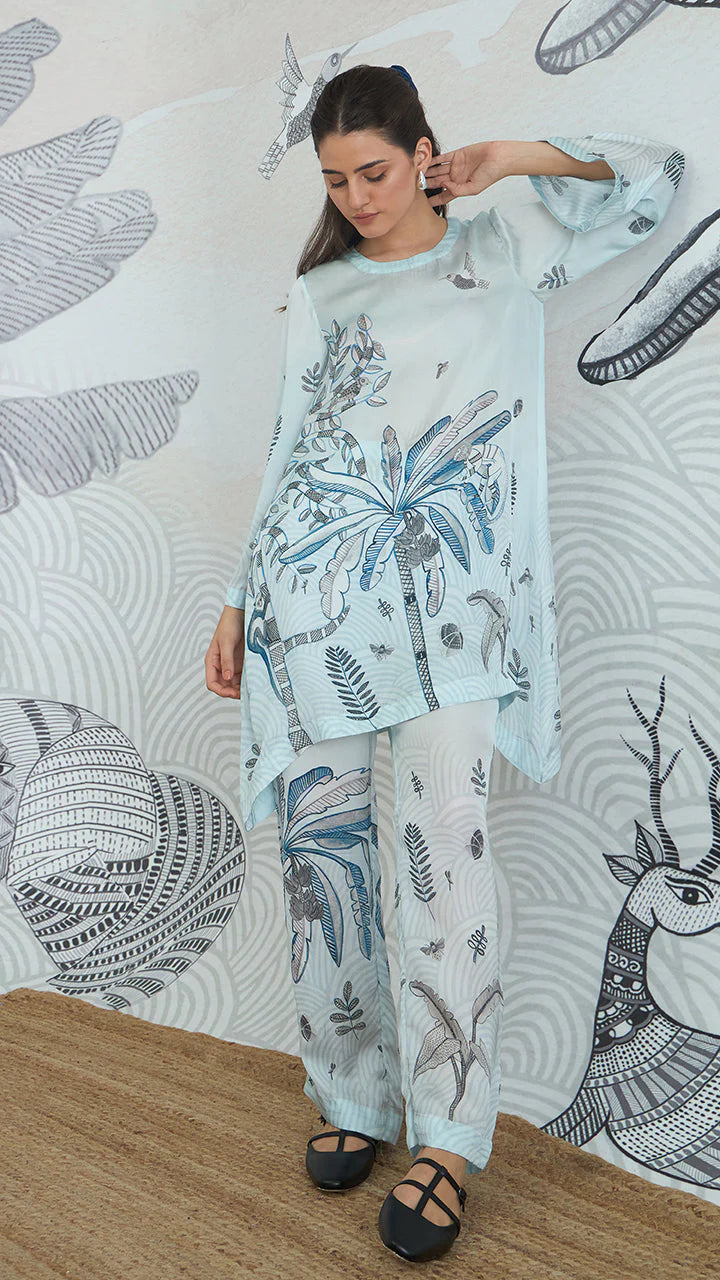 Powder Blue Co-ord Set