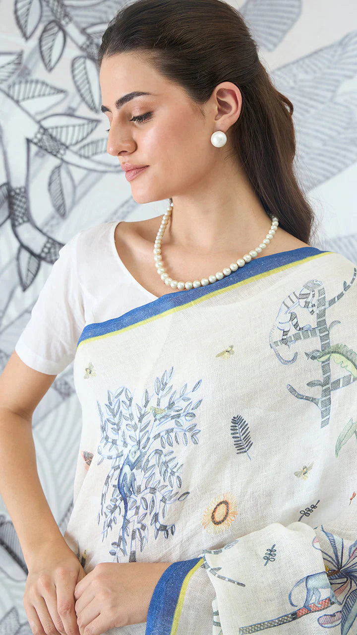 Jungle Saree Set