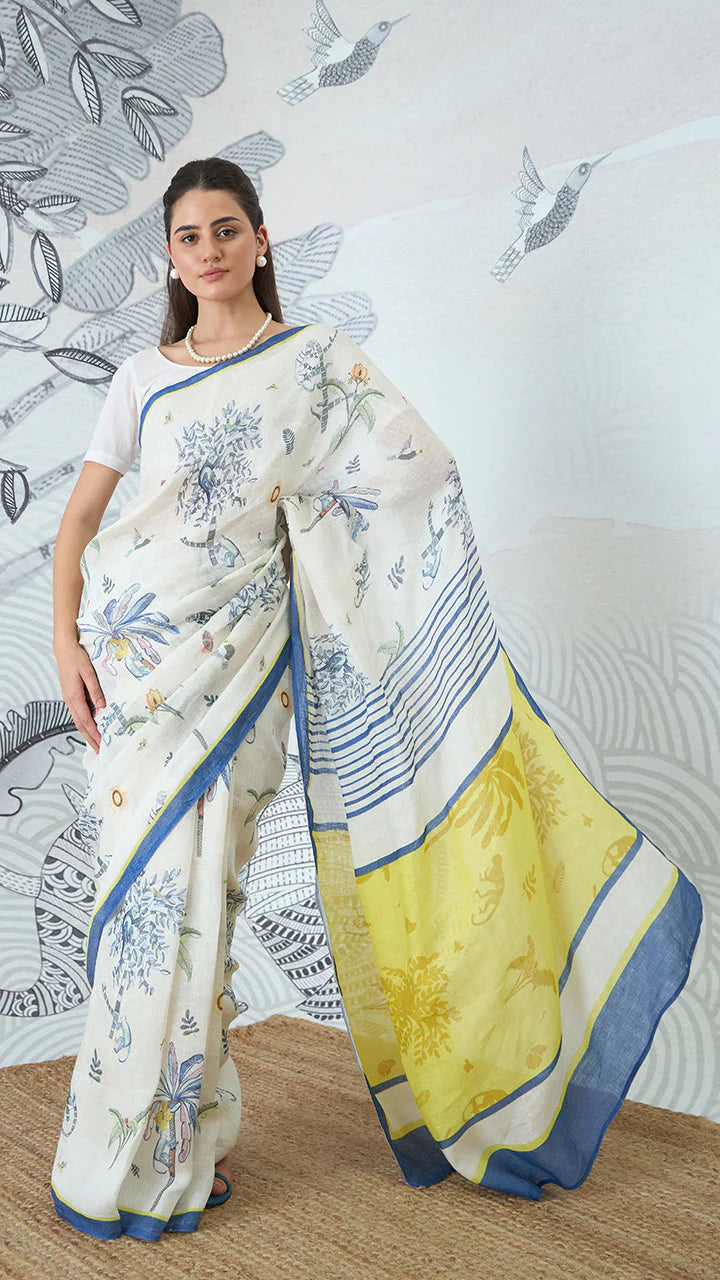 Jungle Saree Set