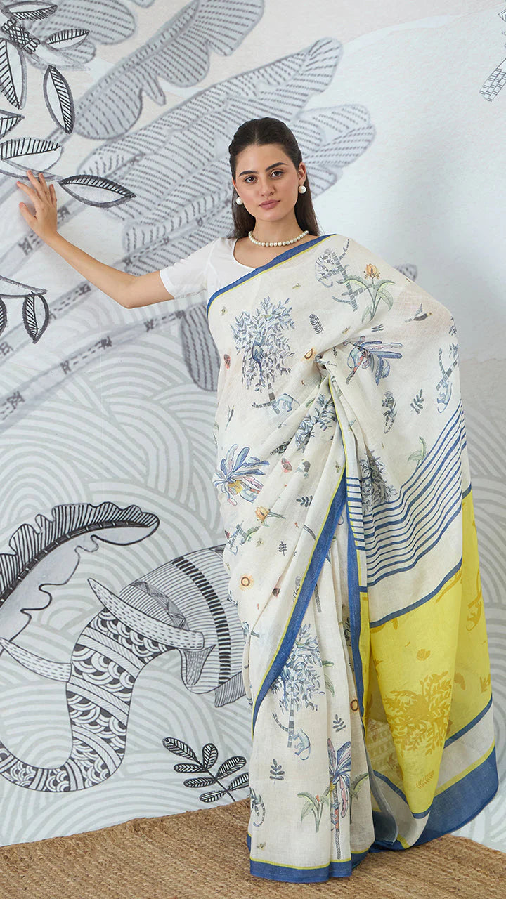 Jungle Saree Set