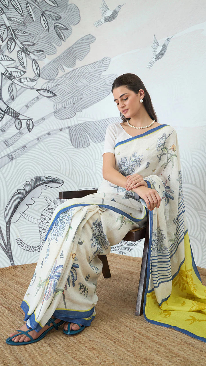Jungle Saree Set