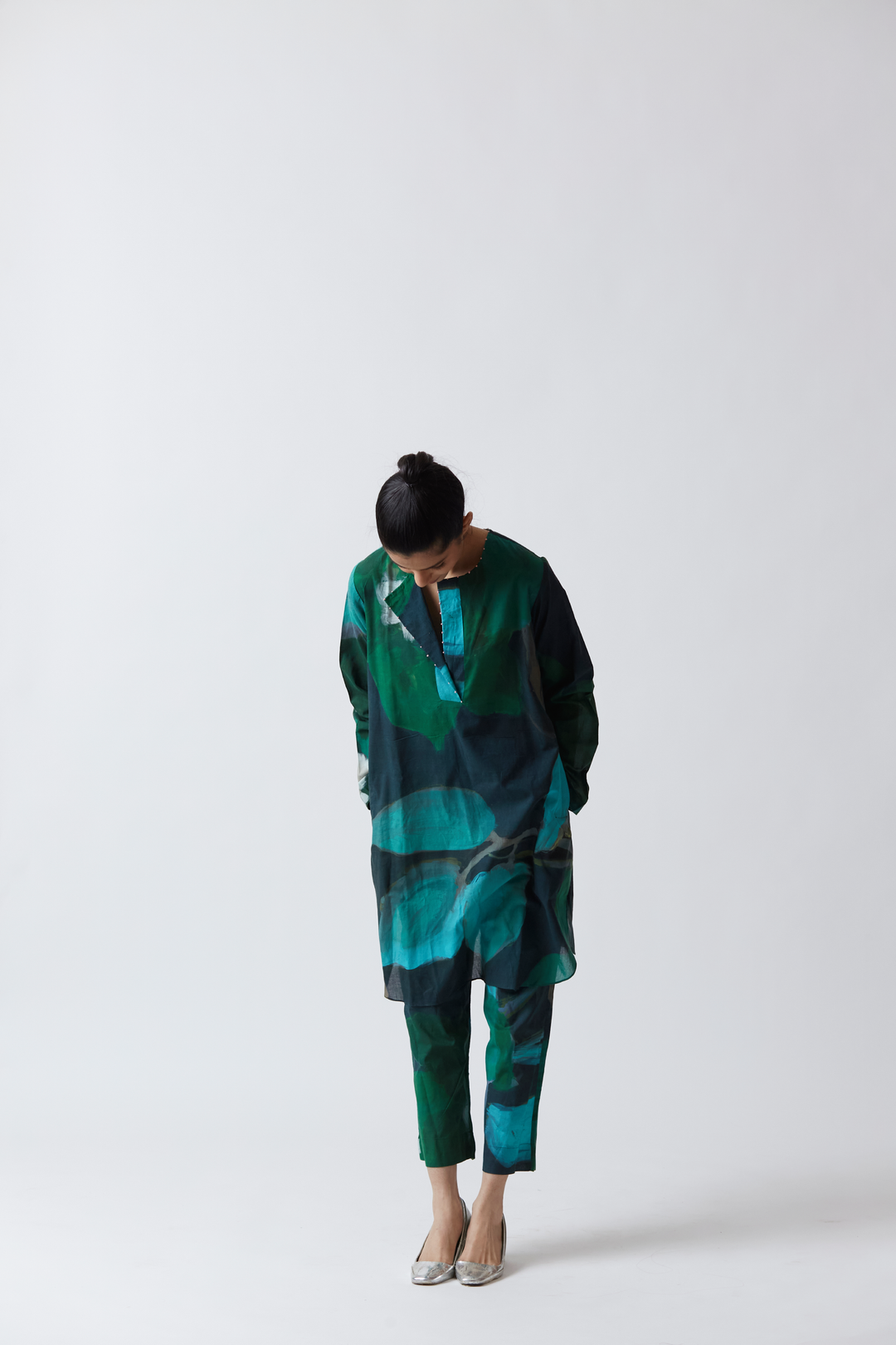 Jade Cotton Kurta Set