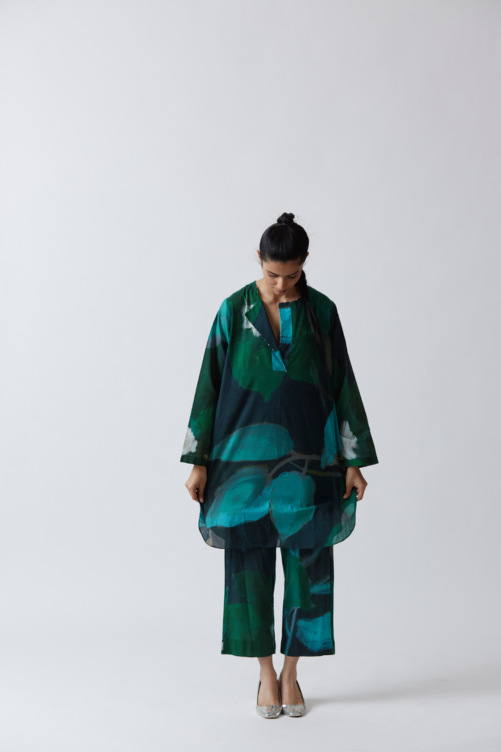 Jade Cotton Kurta Set