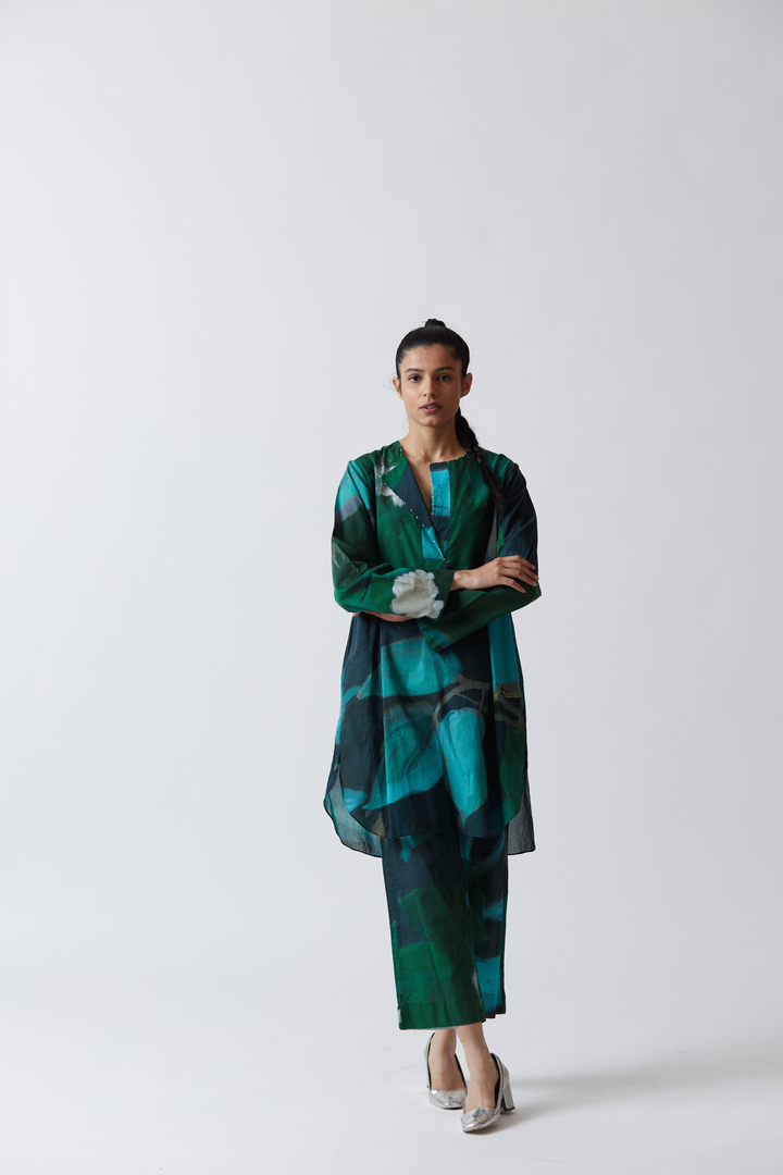 Jade Cotton Kurta Set