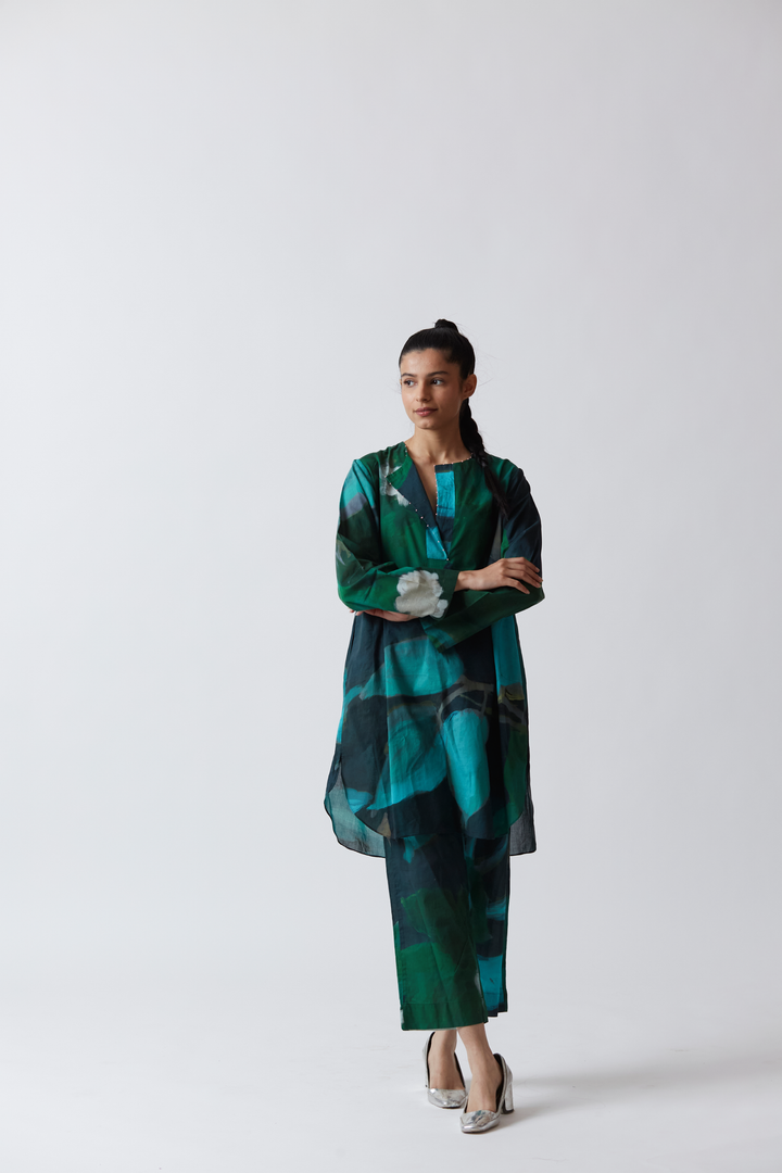 Jade Cotton Kurta Set