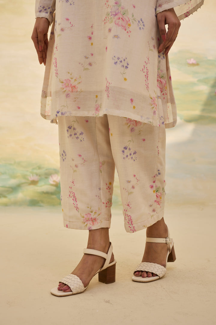Ivory Floral Co Ord Set