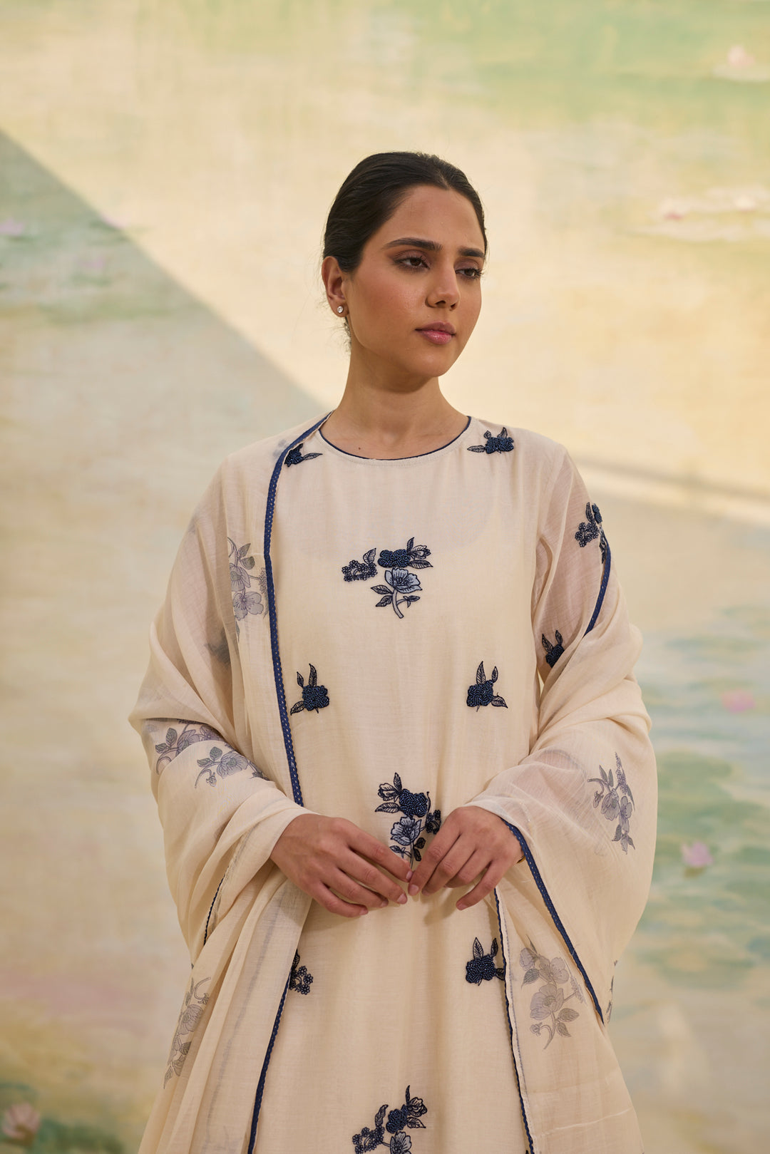 Ivory and Indigo Set