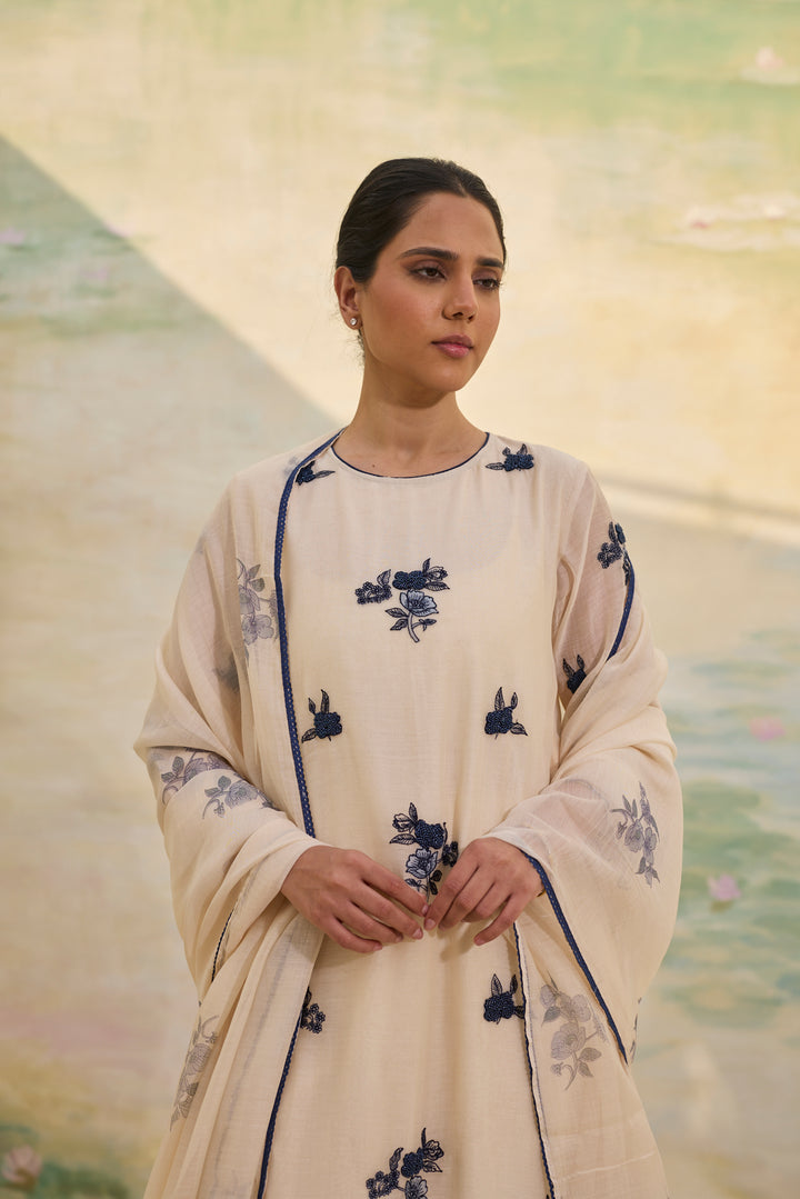 Ivory and Indigo Set