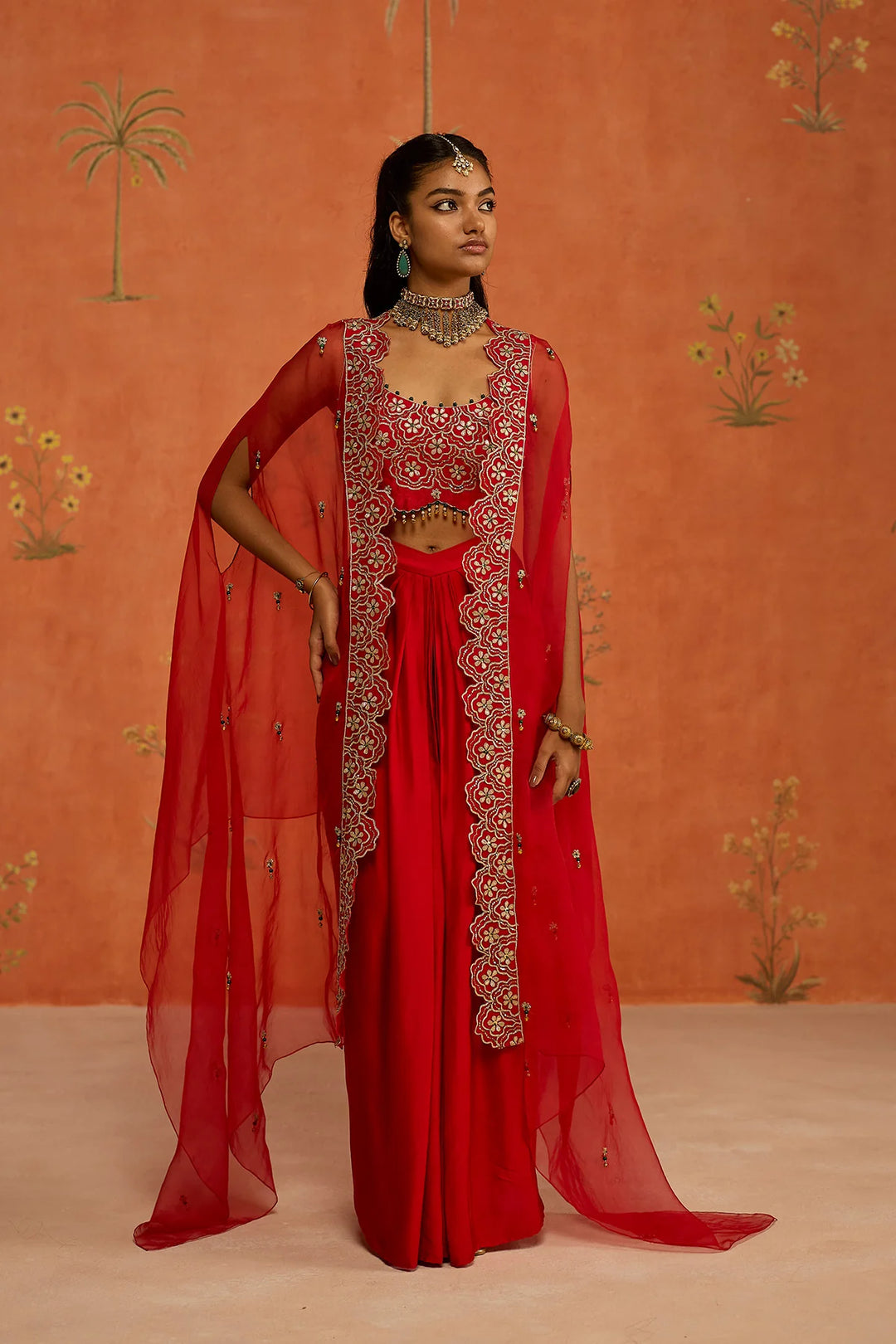 Damini Cape Set