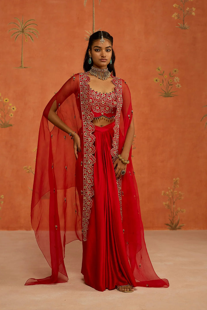 Damini Cape Set
