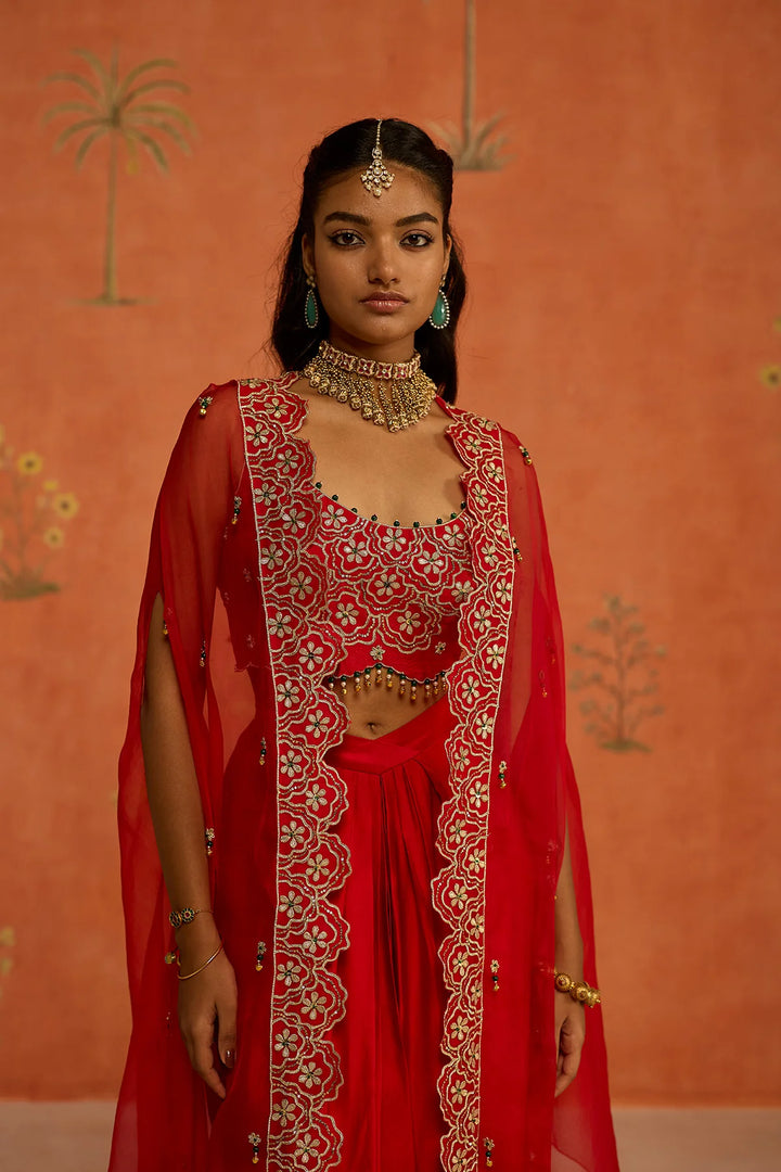 Damini Cape Set