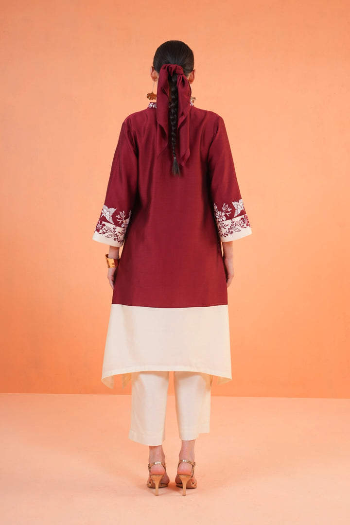 Origani Maroon Eternal Suit Set