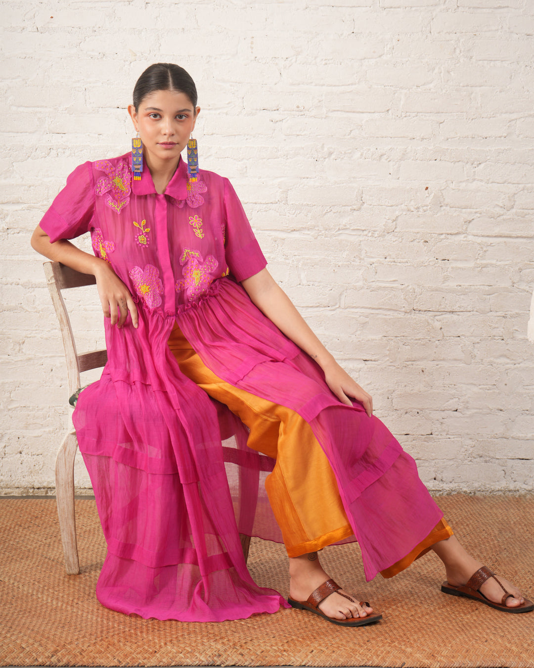 Wildflower Aplplique Jacket Set