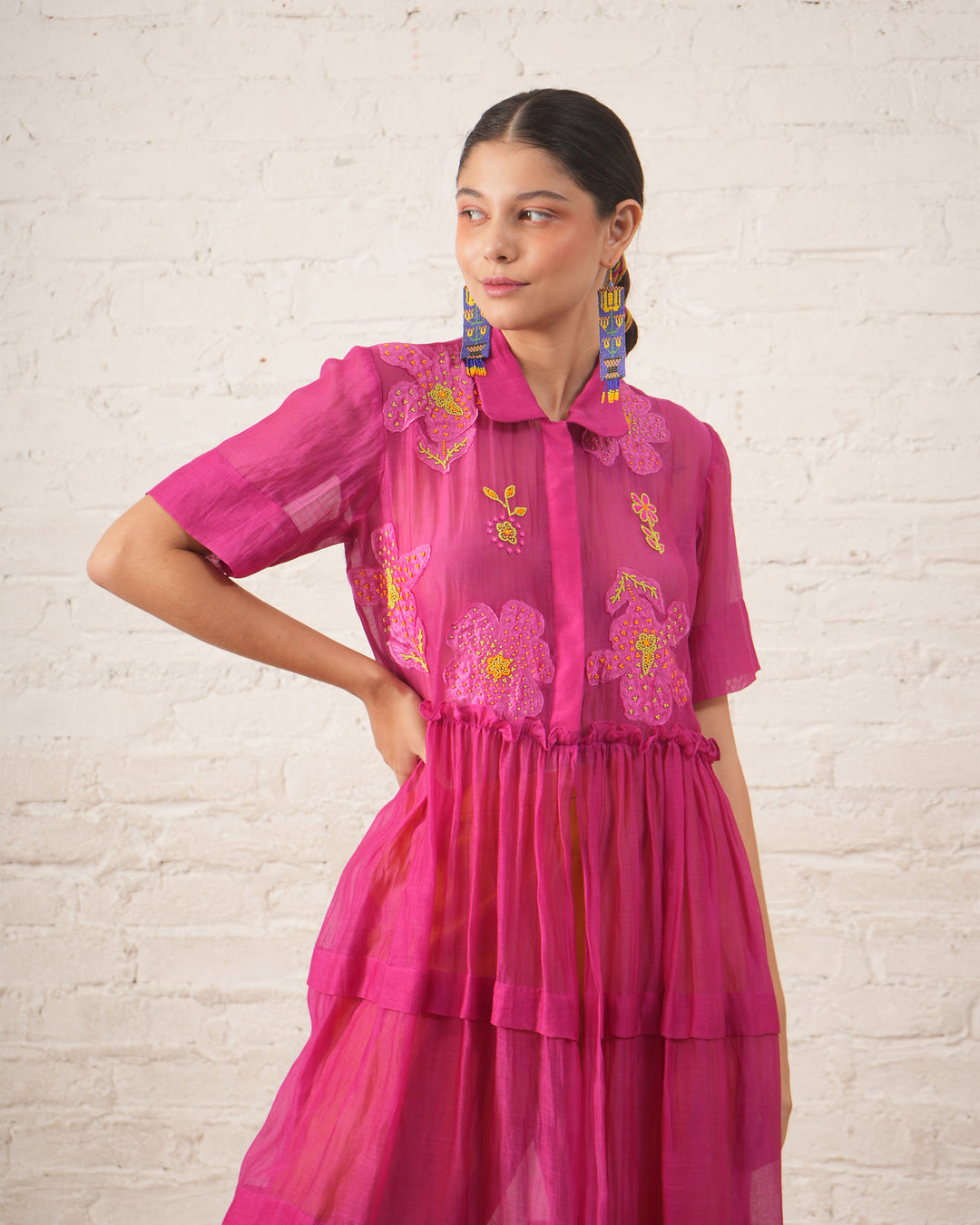 Wildflower Aplplique Jacket Set