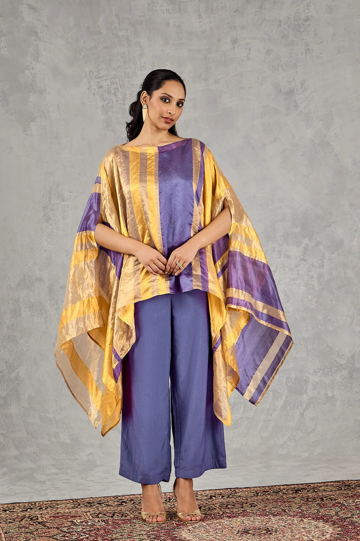 Yellow Asymmetrical Cape Set