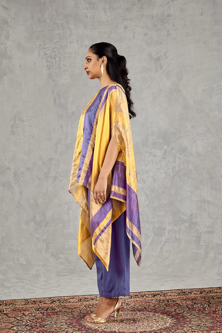 Yellow Asymmetrical Cape Set