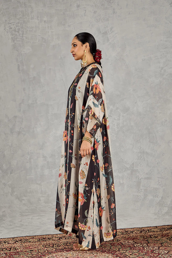 Black and White Chintz Kaftan