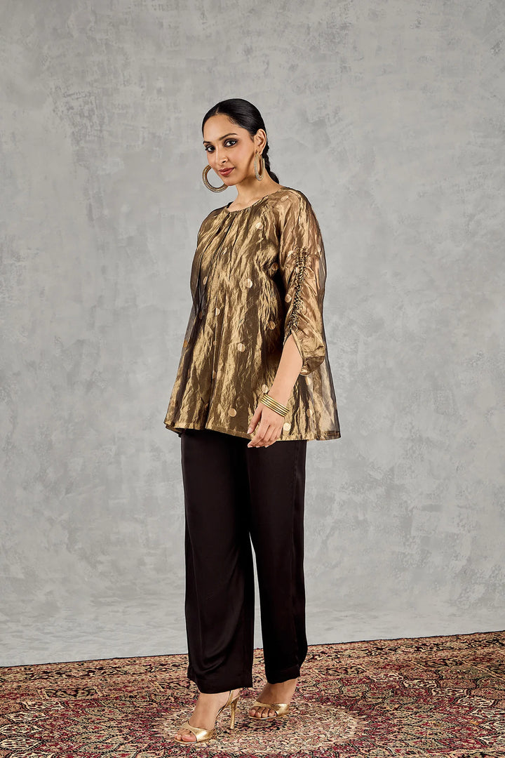 Golden Polka Co-Ord Set