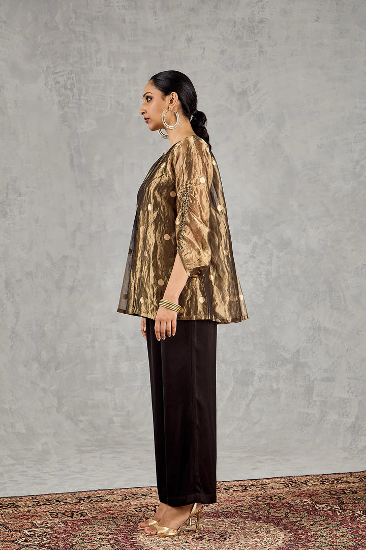 Golden Polka Co-Ord Set