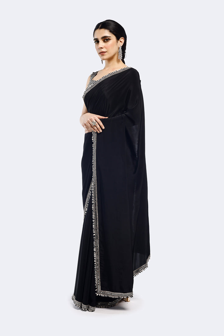 Buta Crepe Saree