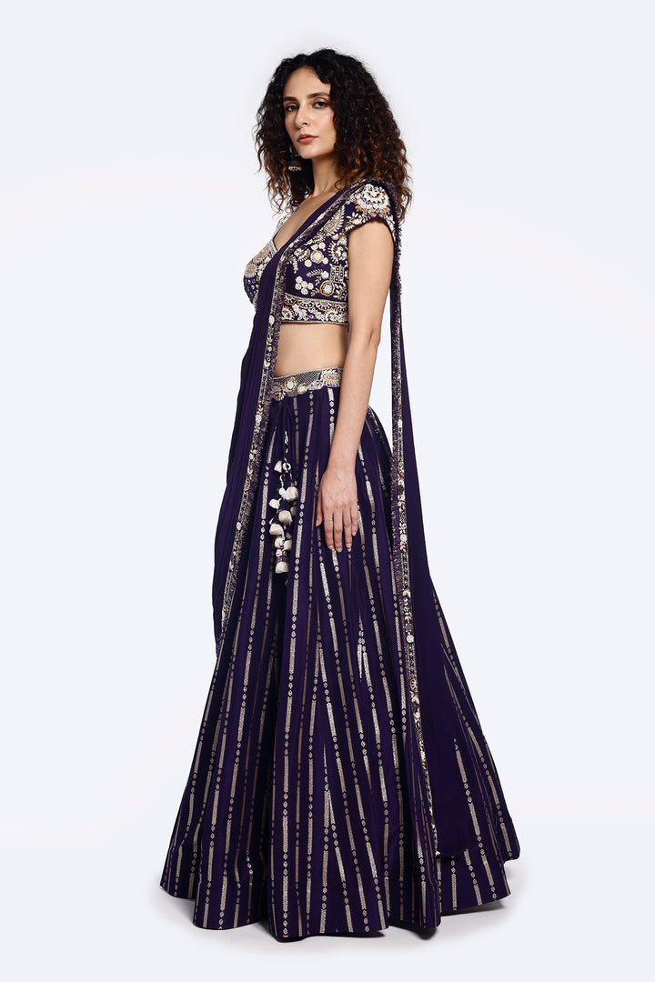 Paisley Lehenga Set