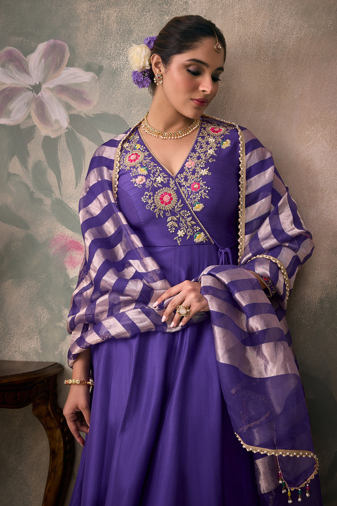 Aabru Anarkali Set