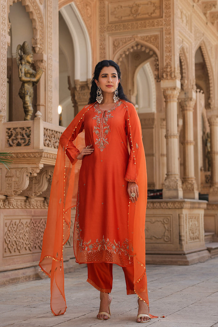 riwayat heavy long kurta set