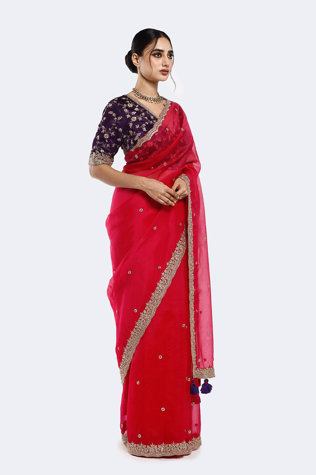 Resham Organza Saree