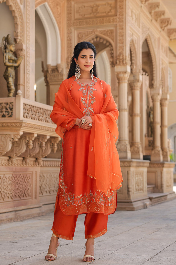 riwayat heavy long kurta set
