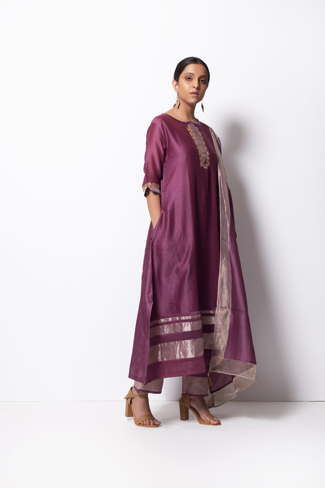 A-Line Kurta Full Set