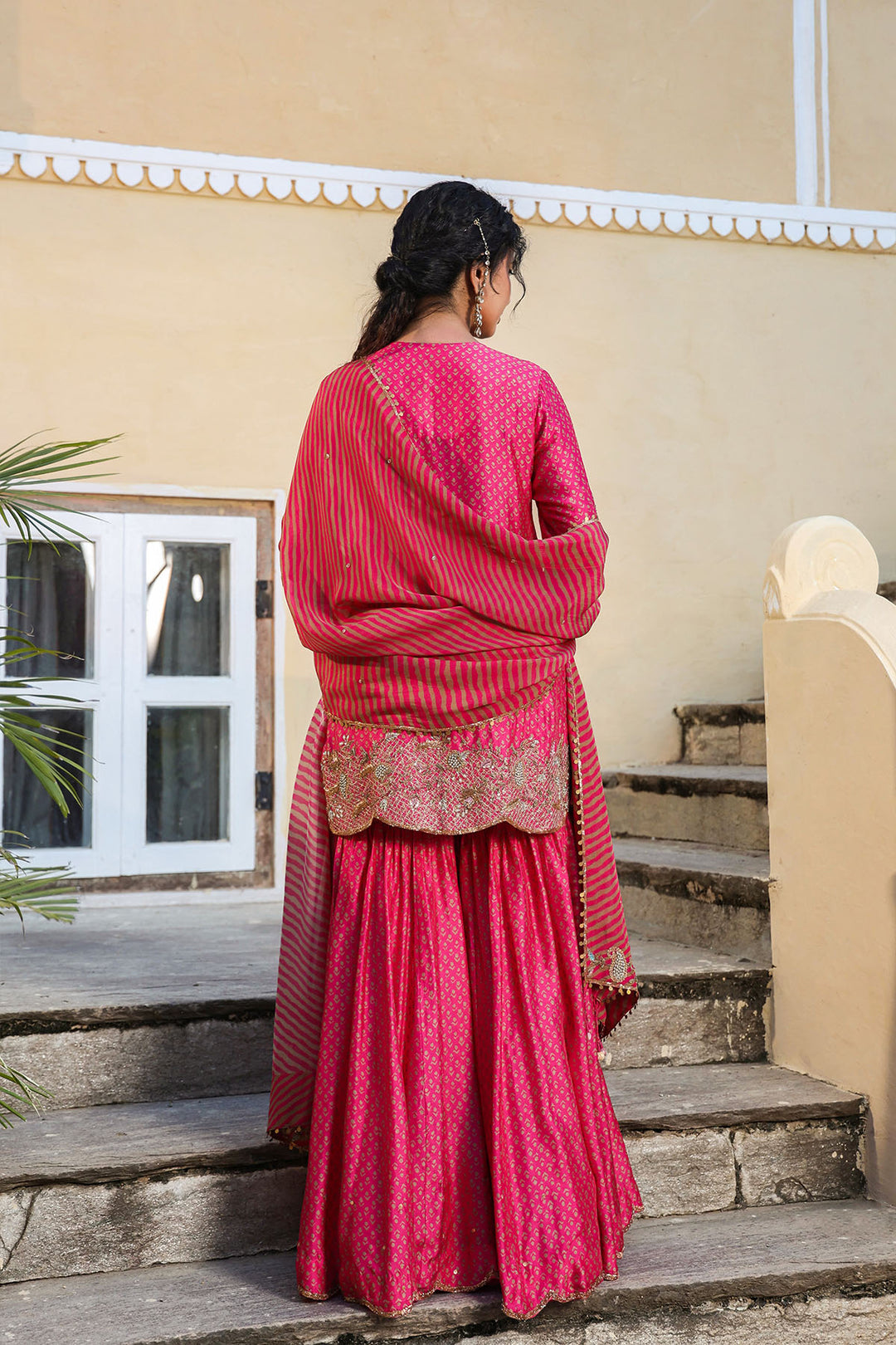 riwayat printed sharara set