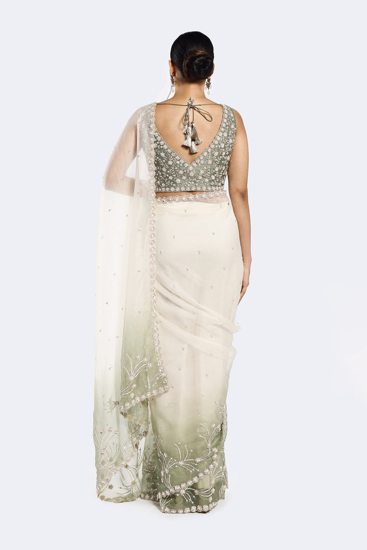 Lily Embellished Organza Saree