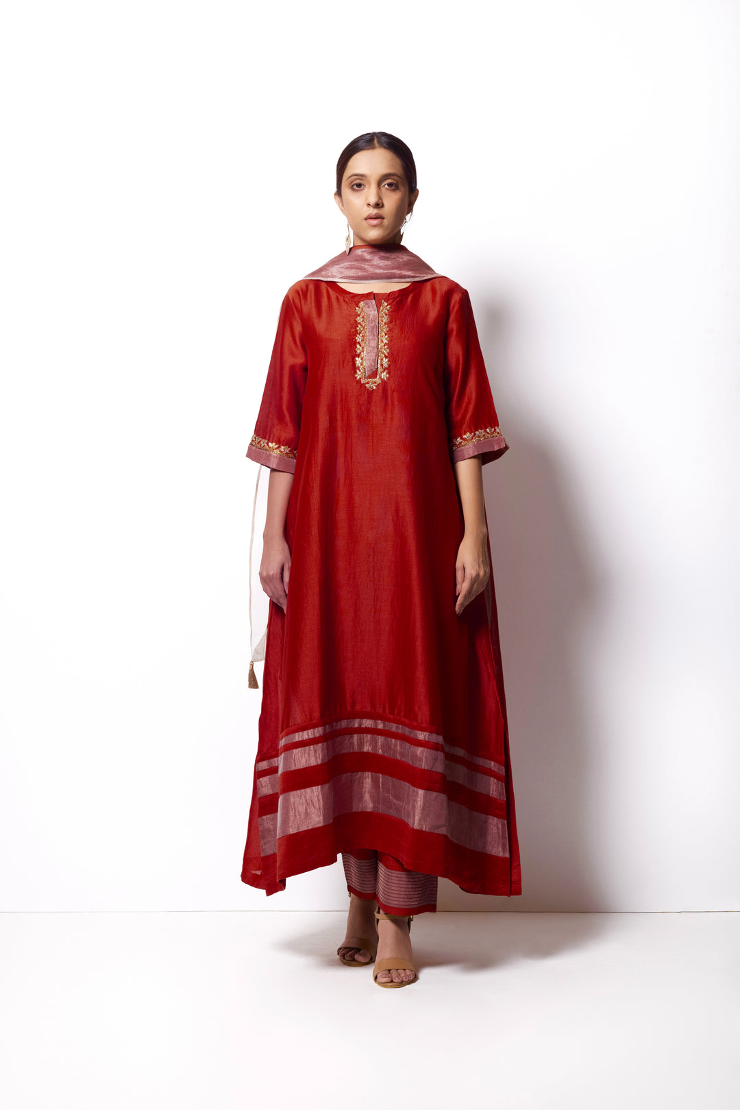 A-Line Kurta Full Set