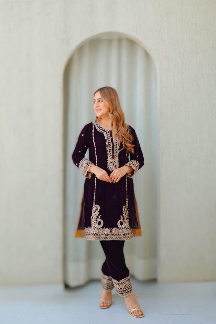 ayat- short kurta with salwar