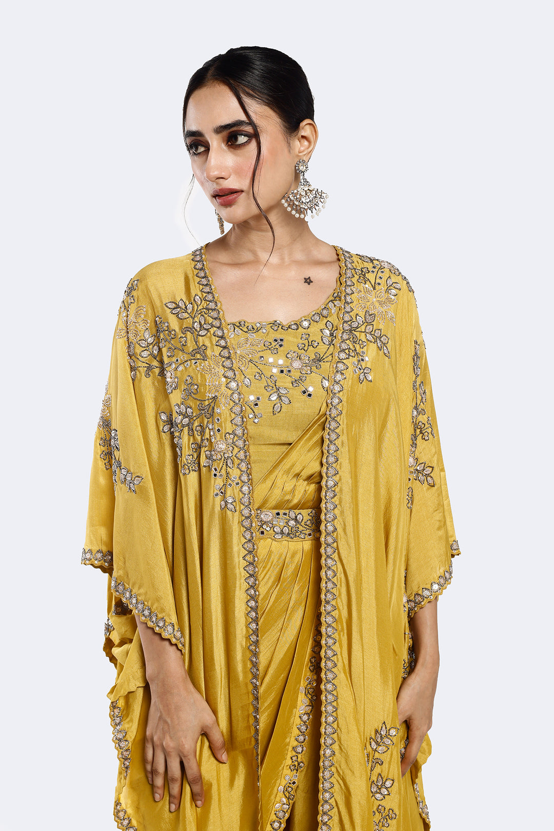 Kaftaan Silk Drape Sraee