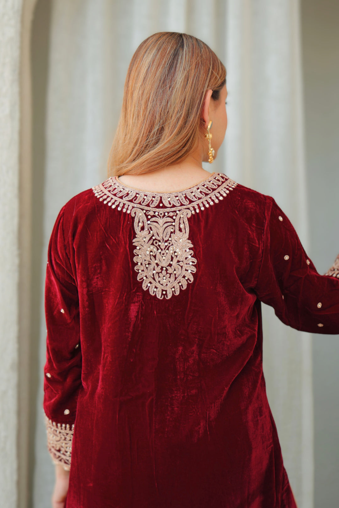 ayat- short kurta with salwar