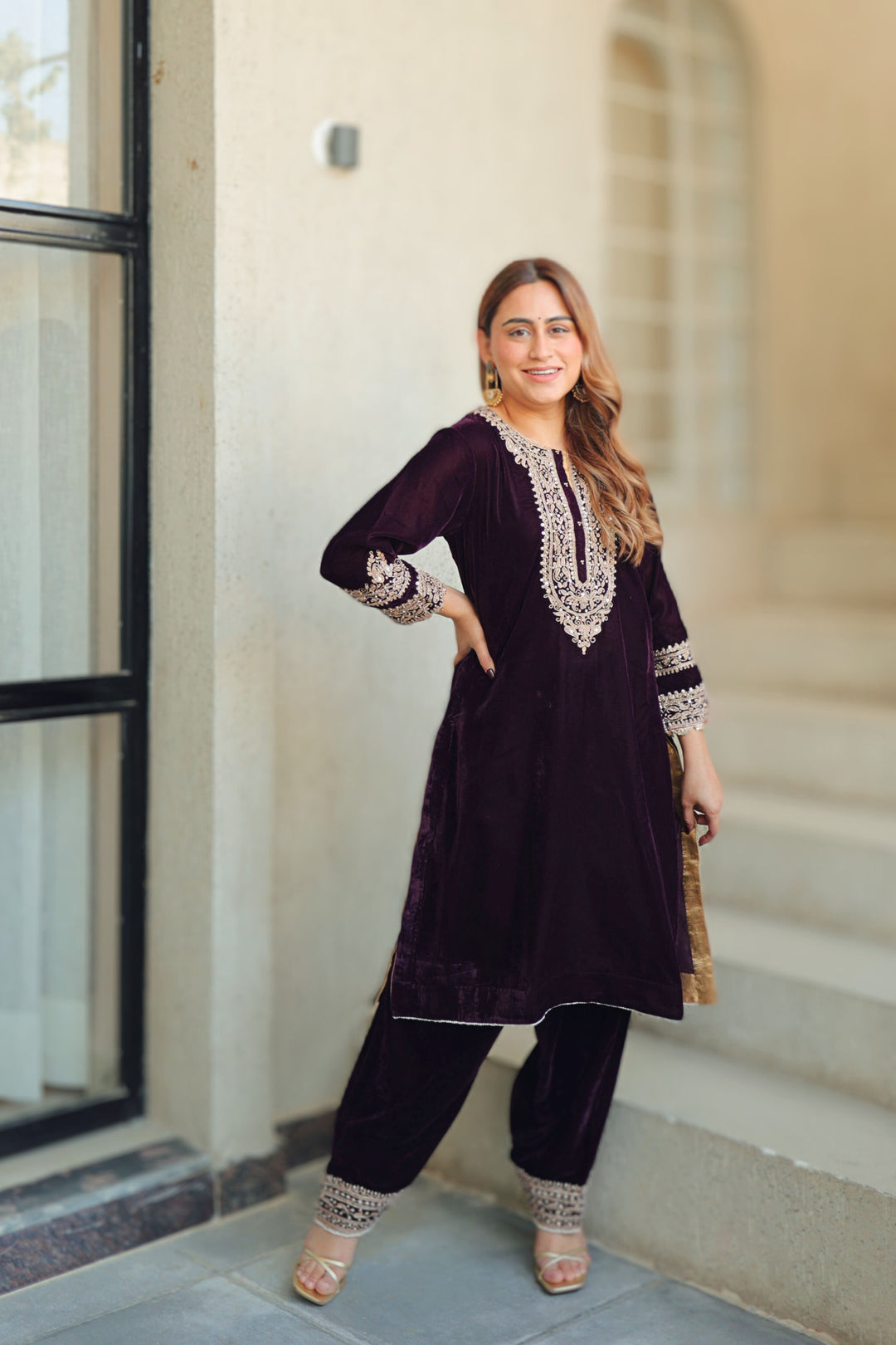 zyra- short kurta with salwar