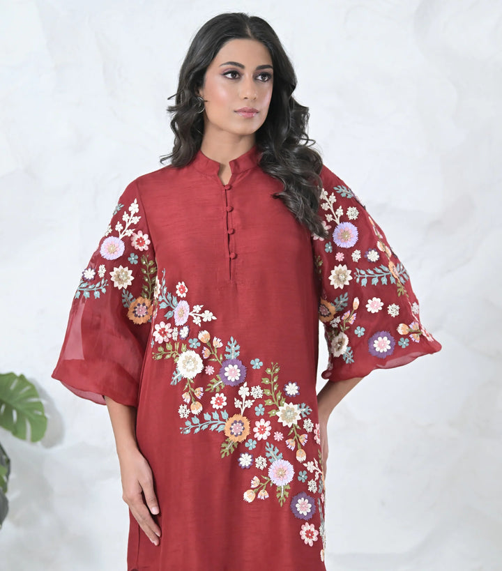 Phool-Patti Tunic Set
