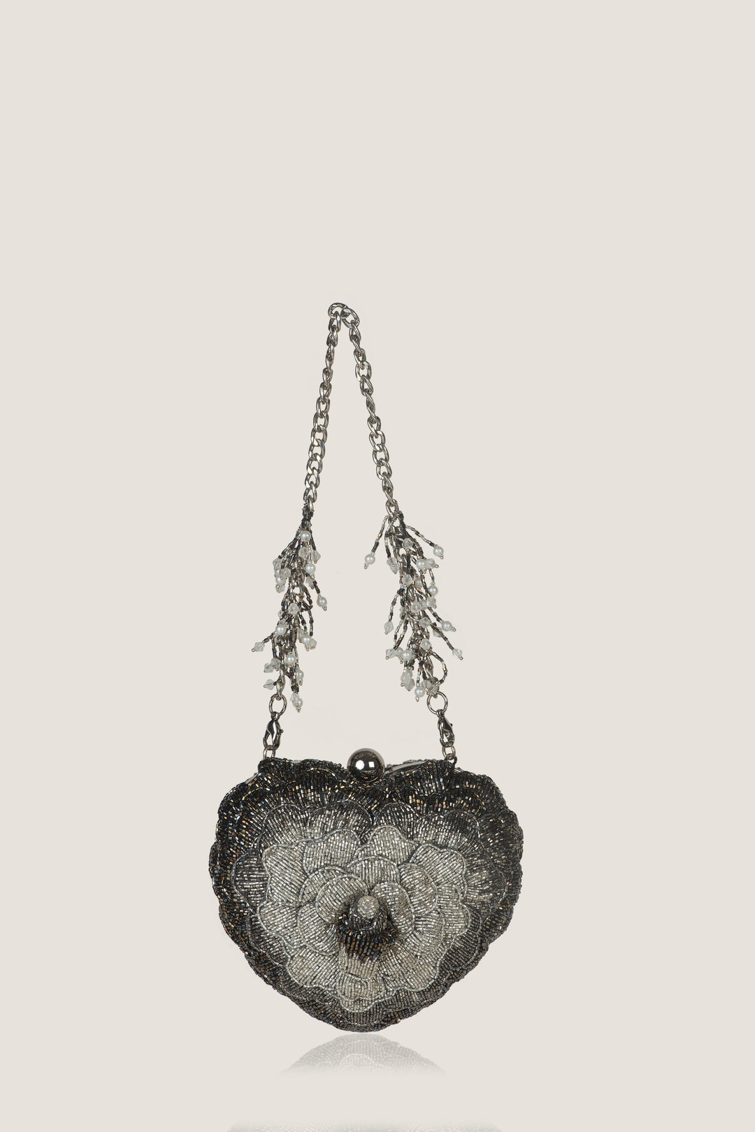 Jw Pei Clutch Bag With Hearts Doux Amour Sa Beaded Heart Clutch